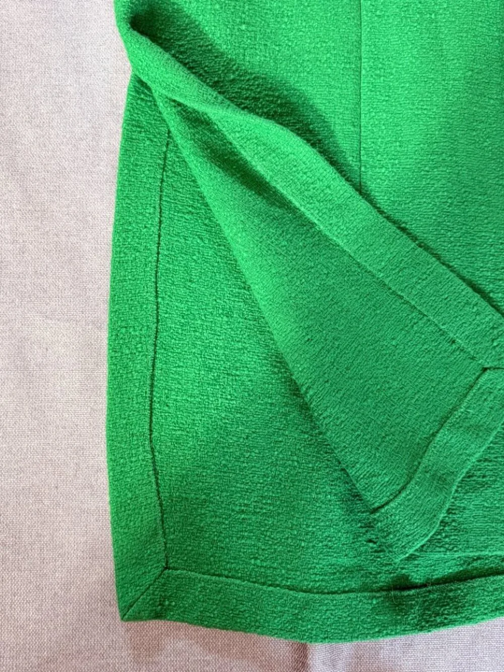 Zara Size Small Green Fitted Dress Two Side Slits (runs small) - Picture 8 of 13